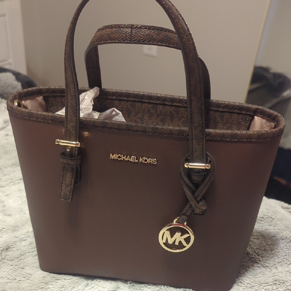 Michael Kors Brown Tote Bag